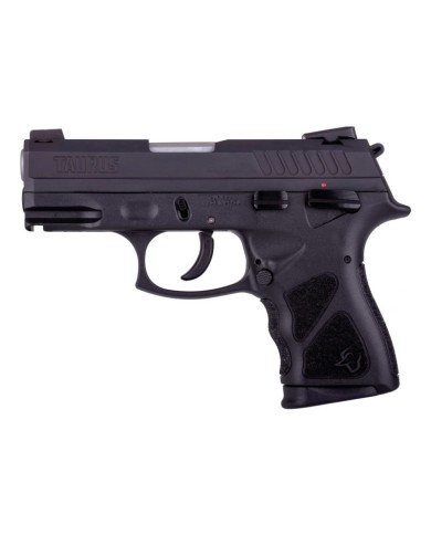 PISTOLA TAURUS TH9C NEGRA 9MM PB CARGADOR DE 13 DISPAROS Y 17 DISPAROS (2 CARGADORES)