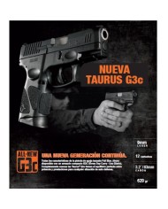 PISTOLA TAURUS G3C NEGRA 9MM PB