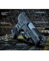 PISTOLA TAURUS G3C NEGRA 9MM PB