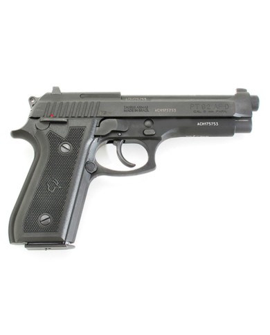 PISTOLA TAURUS 92 NEGRA 9MM 17 DISPAROS