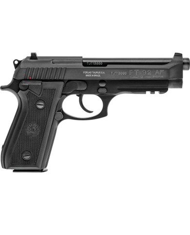 PISTOLA TAURUS PT92 AF-D NEGRA 9MM CON CARRIL 17 DISPAROS