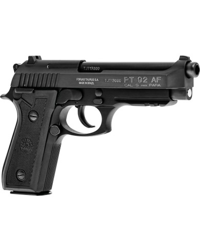 PISTOLA TAURUS PT92 AF-D NEGRA 9MM CON CARRIL 17 DISPAROS