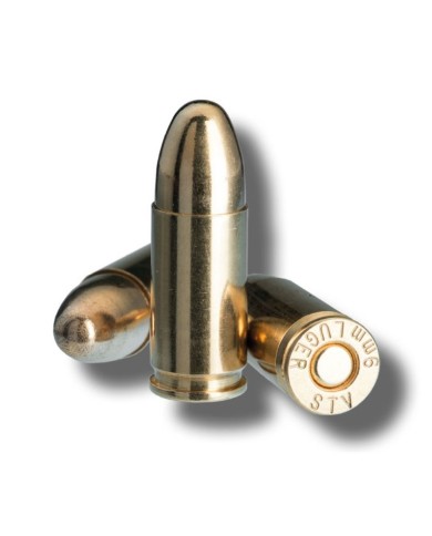 MUNICION METALICA STV ESCORPIO 9MM - 124 GRS - FMJ (BLINDADA)