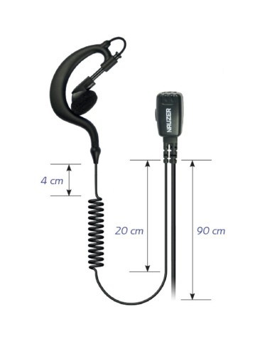 MICRO-AURICULAR MOTOROLA GP320/GP340/GP/360