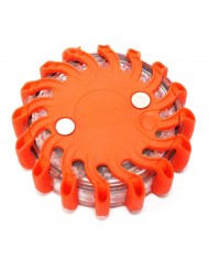 MALETÍN DE BALIZAS MAGNETICAS RECARGABLES DE SEÑALIZACION VIAL ROJO/NARANJA